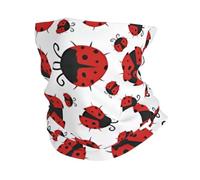 WHJSSF Funny Ladybug Prints Multifunctional Sport Headband - Seamless Stretch Neck Gaiter for Running, Hiking, Cycling & Travel - Lightweight, Breathable & Quick-Drying