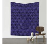 WHJSSF Ghost swarm Prints Wall Tapestry 60x51in - Boho Decor Throw for Bedroom, Dorm, Picnic & Outdoor Adventures
