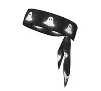 WHJSSF Ghost's Gaze Pattern Sports Double-Sided Headscarf for Women and Men Adjustable for All Head Circumferences