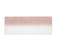 WHJSSF Glittery Pretty Pattern Mouse Pad 12x31.5in Extended Gaming Desk Mat