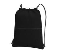 WHJSSF Good Vibes Only Prints Drawstring Zipper Backpack - Lightweight Water-Resistant Sport Gym Bag with Front Pocket & Internal Organizer - Perfect for Travel, Yoga & Hiking