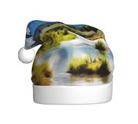 WHJSSF grand teton national park Picture Christmas Hat for Adult Festive Celebrations as a Gift for Men and Women