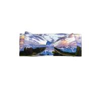 WHJSSF grand teton national park Prints Baby Bow Headband - Soft & Stretchy Newborn Accessory for Photoshoots & Baby Showers - Gentle, Cute & Adorable Headwear for Infants