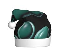 WHJSSF Green airbag paw print Picture Christmas Hat for Adult Making It a Fun and Durable Gift for Men and Women