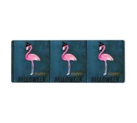 WHJSSF Halloween Flamingo Witch Hat Prints Mouse Pad 12x31.5in