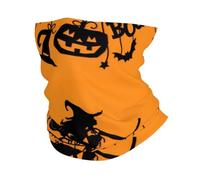 WHJSSF Halloween Witch Flying Prints Multifunctional Sport Headband - Seamless Stretch Neck Gaiter for Running, Hiking, Cycling & Travel - Lightweight, Breathable & Quick-Drying