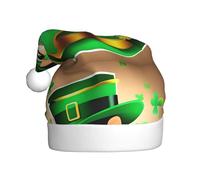 WHJSSF happy st patrick's day Pattern Christmas Hat Durable for Adult for Halloween, Christmas, New Year