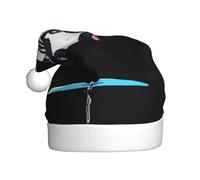 WHJSSF Helicopters Picture Christmas Hat for Adult Making It a Fun and Durable Gift for Men and Women