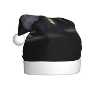 WHJSSF Horrible night Pattern Christmas hat for Adult Suitable for Halloween, Christmas and New Year wear