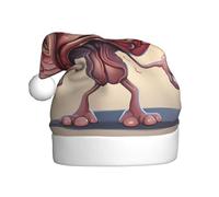 WHJSSF Human Brain Pattern Christmas Hat for Adult quality accessory soft, lightweight, and fluffy