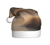 WHJSSF Hunting Flying Wild Ducks Printing Christmas Hat for Adult quality festive accessory crafted soft, lightweight