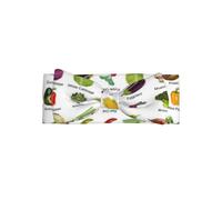 WHJSSF Introduction Of Various Vegetables Prints Baby Bow Headband - Soft & Stretchy Newborn Accessory for Photoshoots & Baby Showers - Gentle, Cute & Adorable Headwear for Infants
