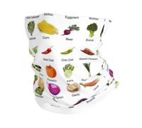 WHJSSF Introduction Of Various Vegetables Prints Multifunctional Sport Headband - Seamless Stretch Neck Gaiter for Running, Hiking, Cycling & Travel - Lightweight, Breathable & Quick-Drying