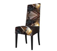 WHJSSF Japan Samurai Sword Prints Dining Chair Throws Stretch Slipcovers - Seamless Fit, Wrinkle-Free Comfort & Easy Care for Your Dining Room Chairs