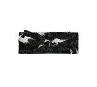 WHJSSF Japanese Crane & Pine Prints Baby Bow Headband - Soft & Stretchy Newborn Accessory for Photo Shoot, Cute Hairpiece for Little Girls