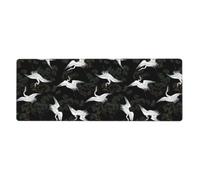 WHJSSF Japanese Crane & Pine Prints Extended Mouse Pad 12x31.5in