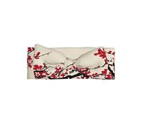 WHJSSF Japanese Floral Cherry Blossom Prints Baby Bow Headband - Soft & Stretchy Newborn Accessory for Photoshoots & Baby Showers - Gentle, Cute & Adorable Headwear for Infants