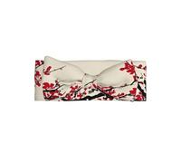 WHJSSF Japanese Floral Cherry Blossom Prints Baby Bow Headband - Soft & Stretchy Newborn Accessory for Photo Shoot, Cute Hairpiece for Little Girls