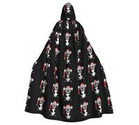 WHJSSF Koala in Santa hat Prints Halloween Adult Hooded Cloak is a super large, comfortable, and durable cloak