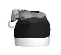 WHJSSF Koala on the seat cushion Printed Christmas Hat for Adult for men and women clothing headband for festive occasions