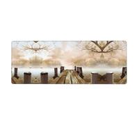 WHJSSF Lake House Mouse Pad 12x31.5in Extended Gaming Desk Mat