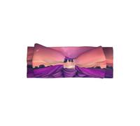 WHJSSF lavender fields Prints Baby Bow Headband - Soft & Stretchy Newborn Throw for Cute Photo Shoots & Baby Showers