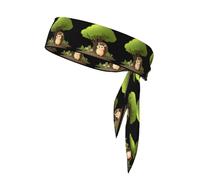 WHJSSF Little hedgehog under the flower tree Pattern Sports Double-Sided Headscarf for Women and Men Adjustable for All Head Circumferences