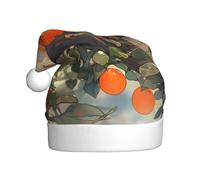 WHJSSF Little hedgehog under the fruit tree Printing Christmas Hat for Adult Halloween party usage