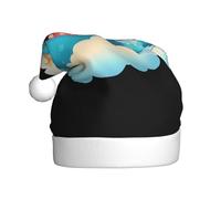 WHJSSF Little monster on the white cloud Printing Christmas Hat for Adult Halloween party usage