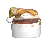 WHJSSF Little sparrow on the cake Printed Christmas Hat for Adult for men and women clothing headband for festive occasions