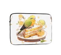 WHJSSF Little Sparrow on The Cake Prints Portable Laptop Sleeve 17 inch for Business Travel, School, Office, Daily Use