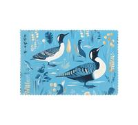 WHJSSF loon birds Pattern Placemats for Dining Table Set of 6 Thick and Sturdy Design for Excellent Wear Resistance, Good Wrinkle Resistance