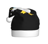 WHJSSF Magic little white duck Pattern Christmas Hat Durable for Adult for Halloween, Christmas, New Year