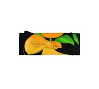 WHJSSF Mango Prints Baby Bow Headband - Soft & Stretchy Newborn Accessory for Photo Shoot, Cute Hairpiece for Little Girls