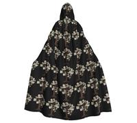 WHJSSF Money Tree Printing Halloween Adult Hooded Cloak for various party and carnival settings