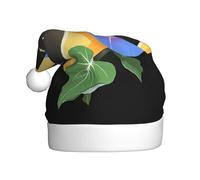 WHJSSF Morning glory on the moon Picture Christmas Hat for Adult Making It a Fun and Durable Gift for Men and Women