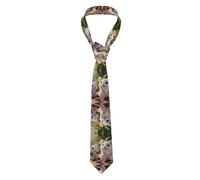WHJSSF Mother and child rats Picture Men's Necktie - Soft & Comfortable for Business, Daily, Work, Birthday, Wedding, Party, Banquet 57X3.1 Inch Easy Care