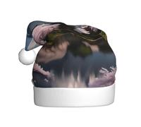 WHJSSF Mt. Fuji in early spring Printing Christmas Hat for Adult Halloween party usage