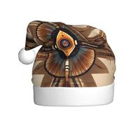 WHJSSF Native American Painting Picture Christmas Hat for Adult Making It a Fun and Durable Gift for Men and Women