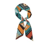 WHJSSF Native American Patterns Printing Women's Fashion Scarf Versatile Style, Soft and Silky for Dates, Travel