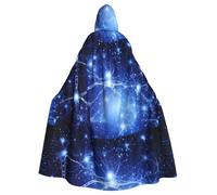 WHJSSF Neuron Cells Printing Halloween Adult Hooded Cloak for various party and carnival settings