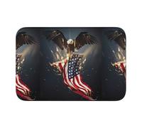 WHJSSF North American Bald Eagle Prints Hem Mat 40x60 - Well-crafted Bathroom Throw Rug | Quick-Drying Accent Cover for Guest Rooms & Spa Retreats