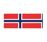 WHJSSF Norwegian flag Mouse Pad 12x31.5in Extended Gaming Desk Mat