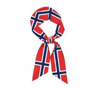 WHJSSF Norwegian flag Pattern Women's Fashion Scarf Versatile Style, Soft and Silky for Dates, Travel