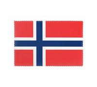WHJSSF Norwegian flag Prints Placemats Set of 6 12x18in - Heavy-Duty Polyester Table Covers Built for Durability & Heat Resistance