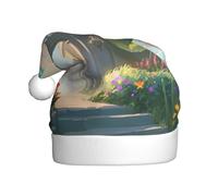 WHJSSF Outside the Castle Gate Picture Christmas Hat for Adult Making It a Fun and Durable Gift for Men and Women