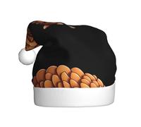 WHJSSF Pangolins in armor Picture Christmas Hat for Adult Soft, lightweight Holiday party use