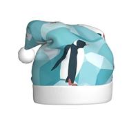 WHJSSF penguin antarctica ice Picture Christmas Hat for Adult Festive Celebrations as a Gift for Men and Women