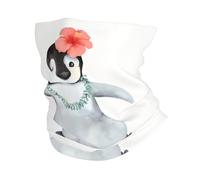 WHJSSF Penguin Wearing Flowers Prints Performance Multifunctional Sweatband Cool Headwear For Great Outdoor Activities