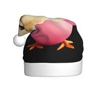 WHJSSF Pink eggshell chick Picture Christmas Hat for Adult Making It a Fun and Durable Gift for Men and Women